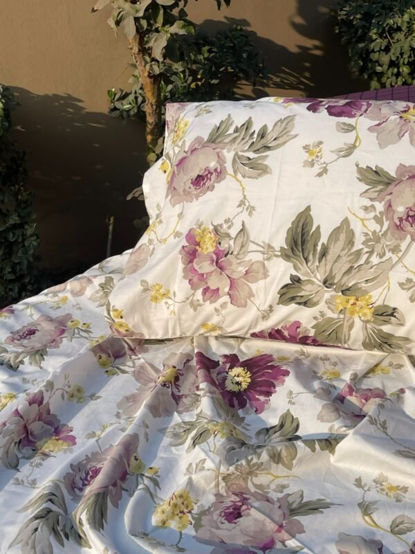 Violet Dream – Cotton Percale Bedsheet Set