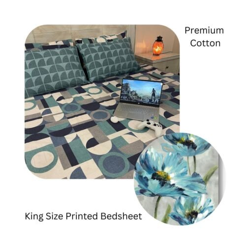 King Size Printed Bedsheet