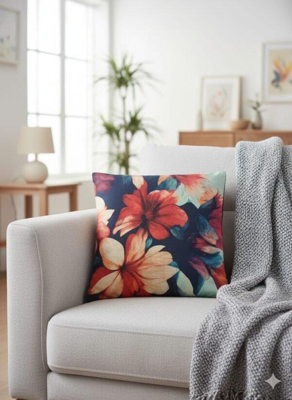 Cushion Dark Floral