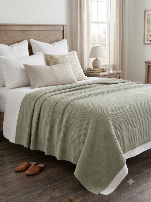 Mint Green Throw